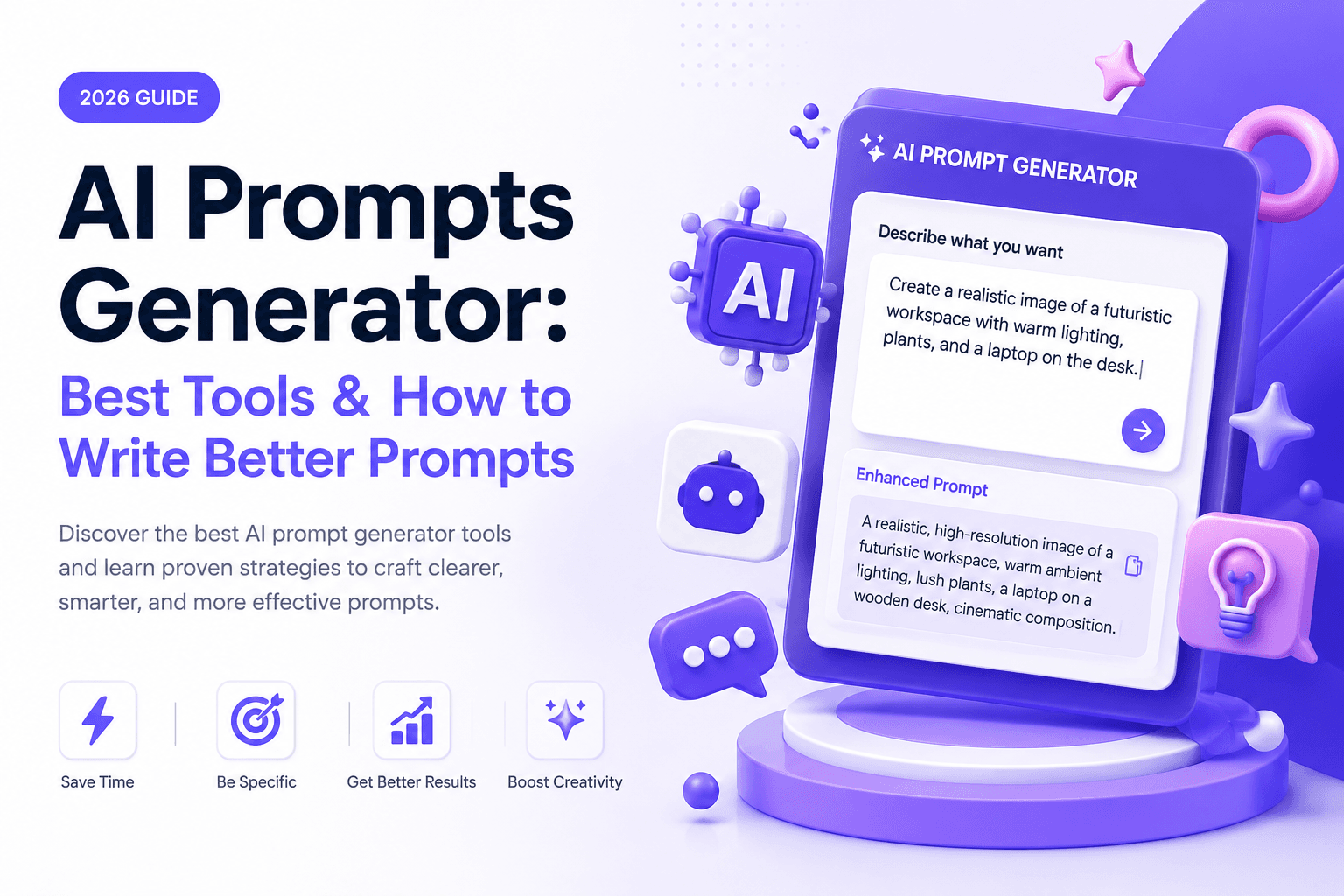 AI Prompts Generator: Best Tools & How to Write Better Prompts (2026)