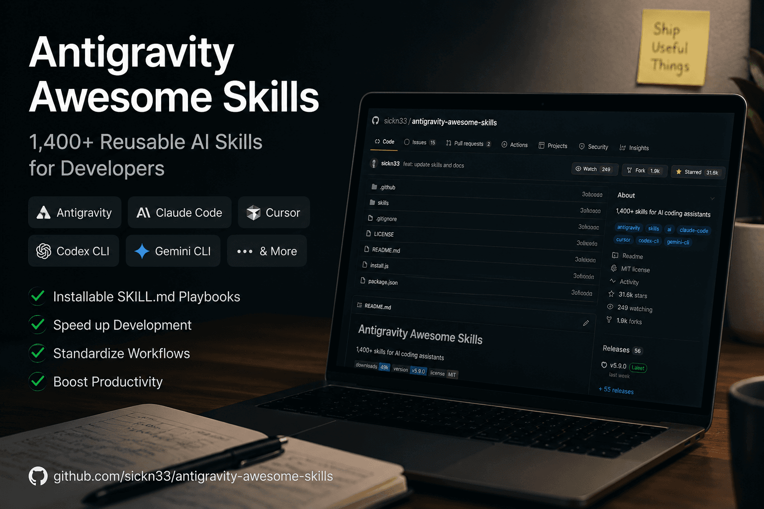 Antigravity Awesome Skills: 1,400+ Reusable AI Skills Every Developer Should Explore