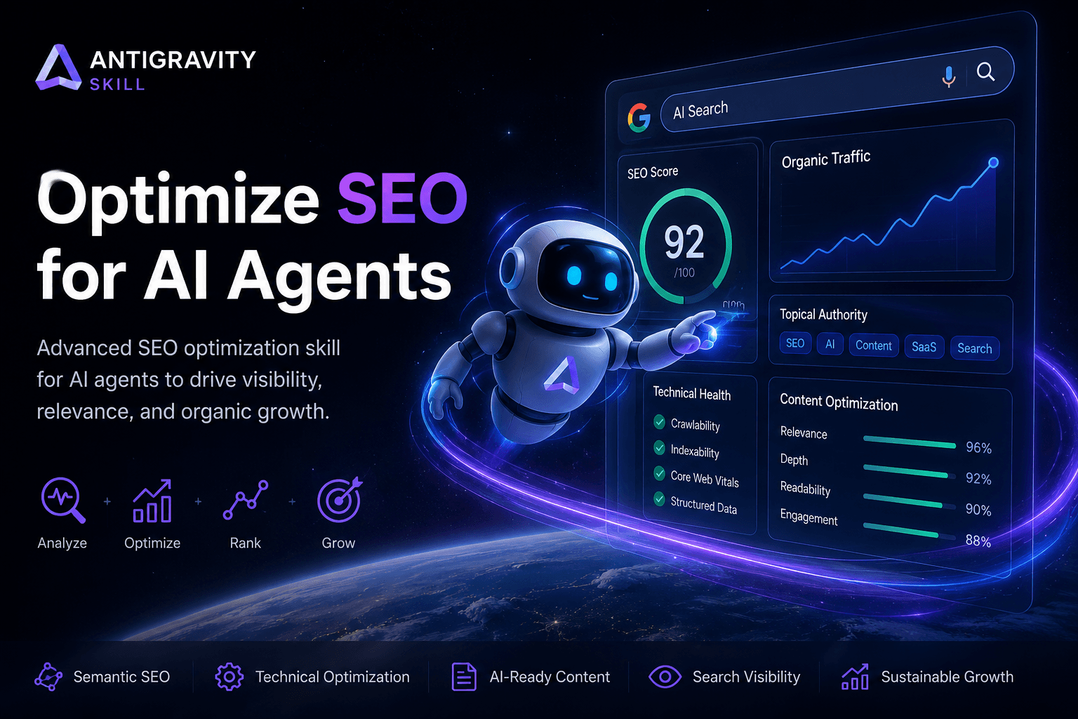 Antigravity Skill SEO: Optimizing for AI Crawlers and Semantic Search